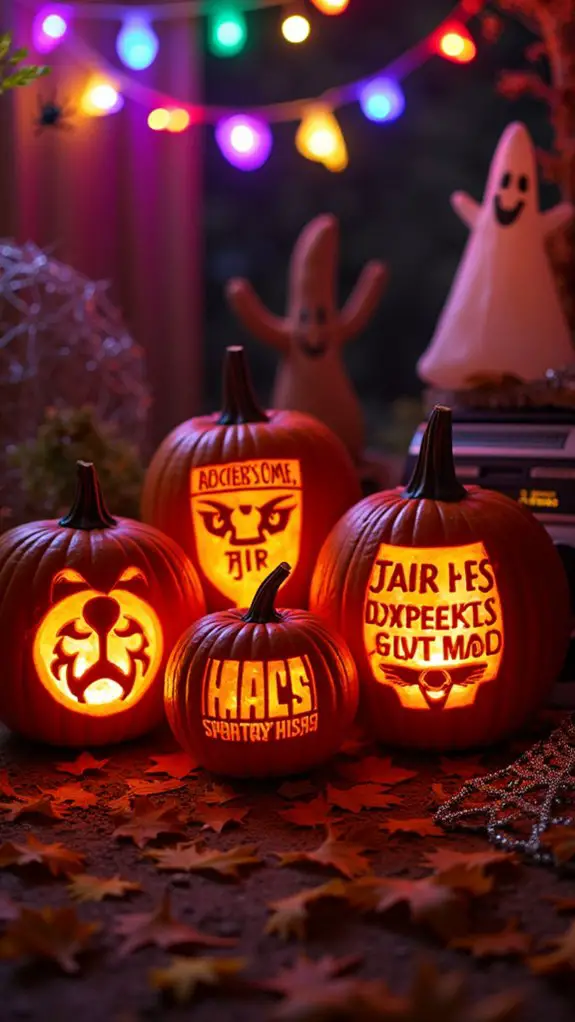 2000s music themed halloween decor