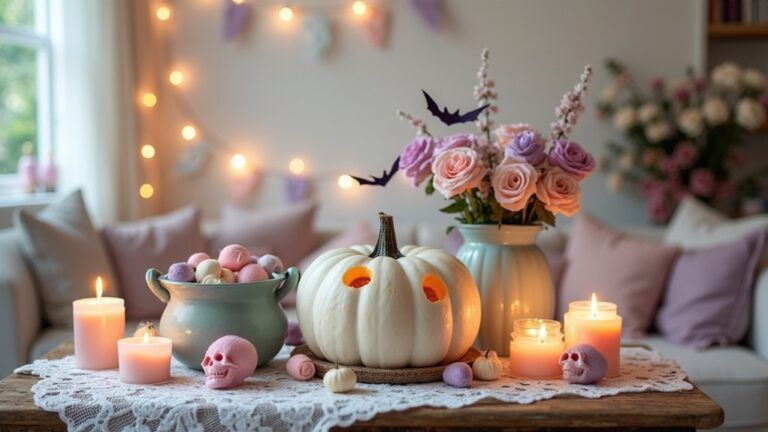 aesthetic pastel halloween decorations