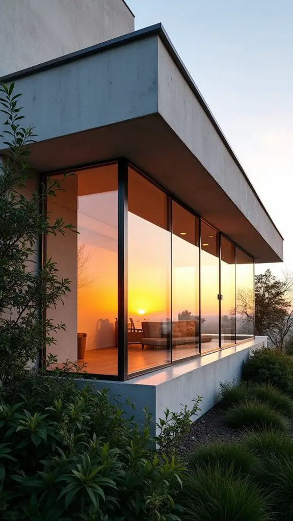 angled corner windows enhance architecture