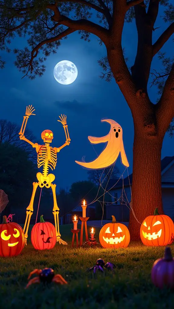 animated halloween lawn decorations