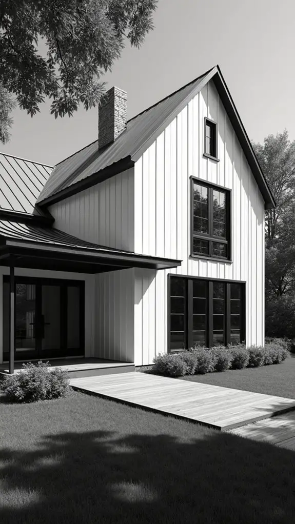 artistic farmhouse black accents