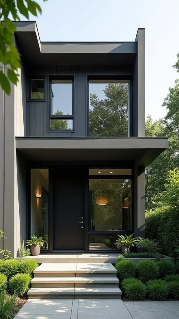 ash grey and matte black