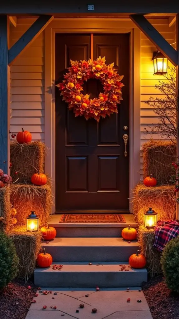 autumn door decor ideas