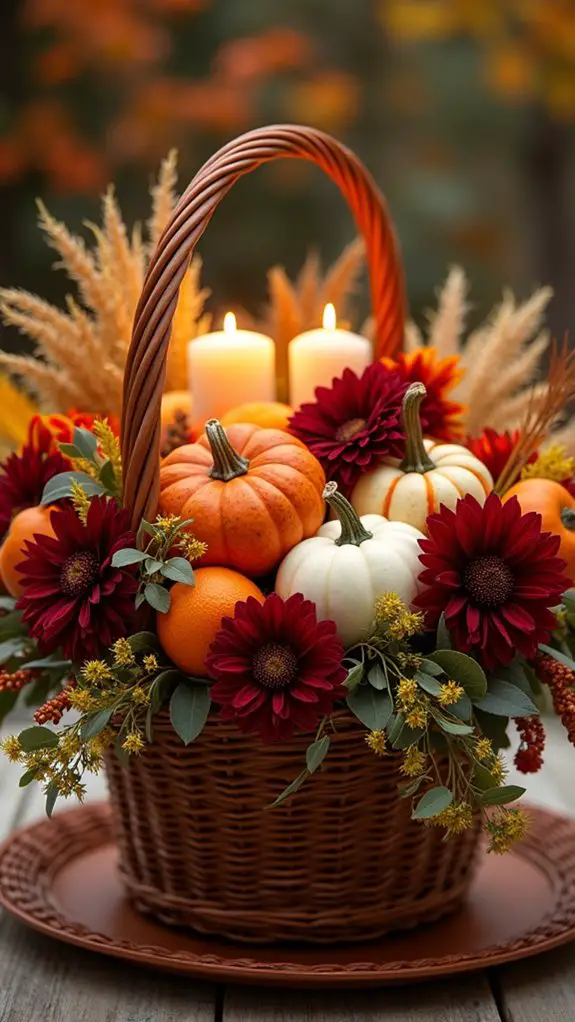 autumn harvest table centerpiece