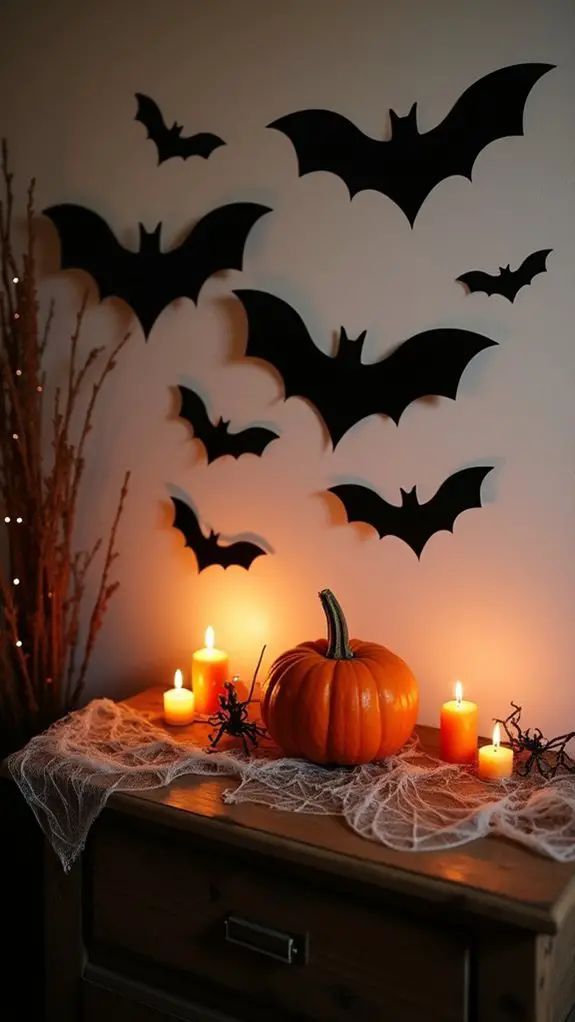 bat silhouettes for halloween