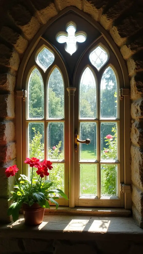 beveled glass enhances beauty