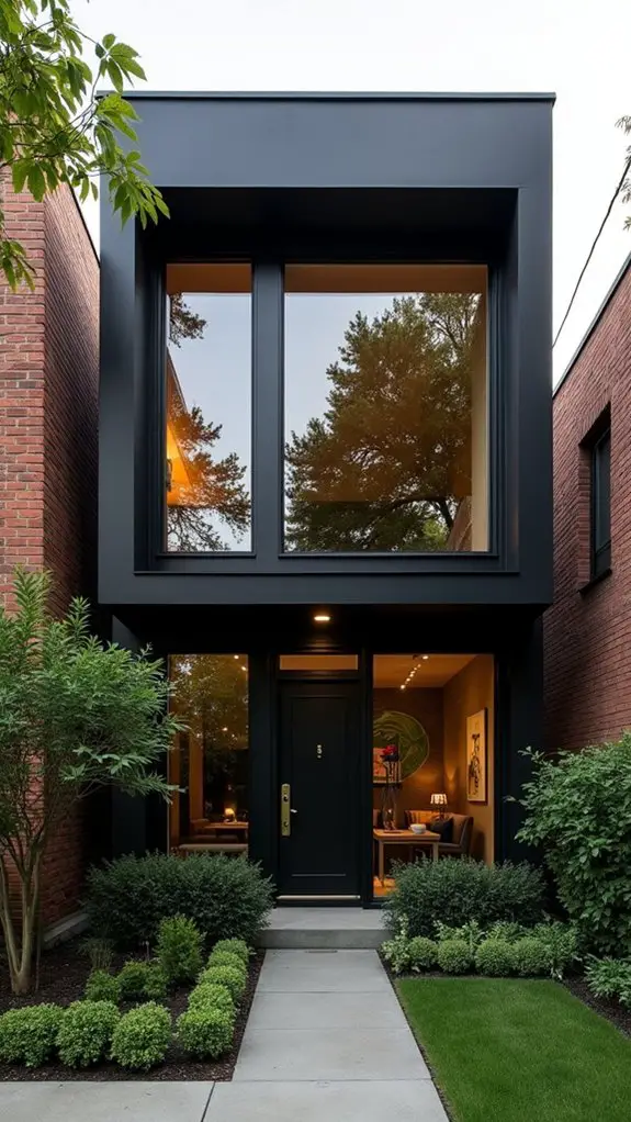 black and brick elegance