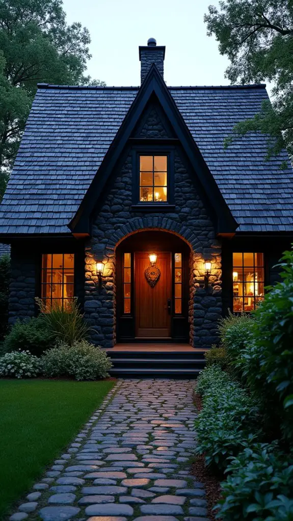 black and stone elegance