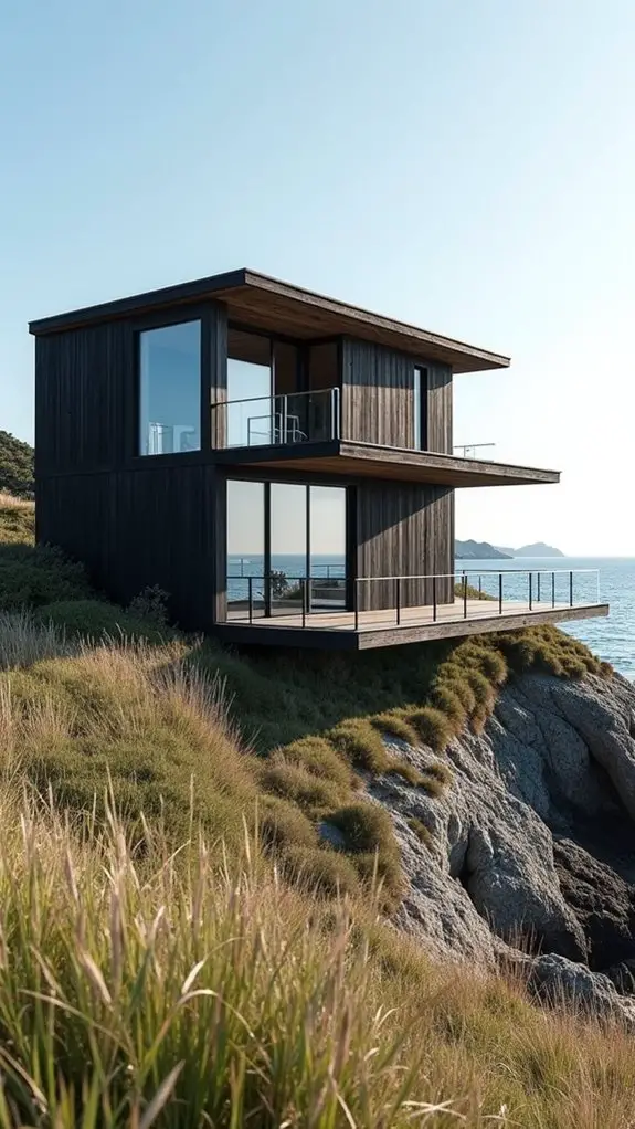 black and wood elegance