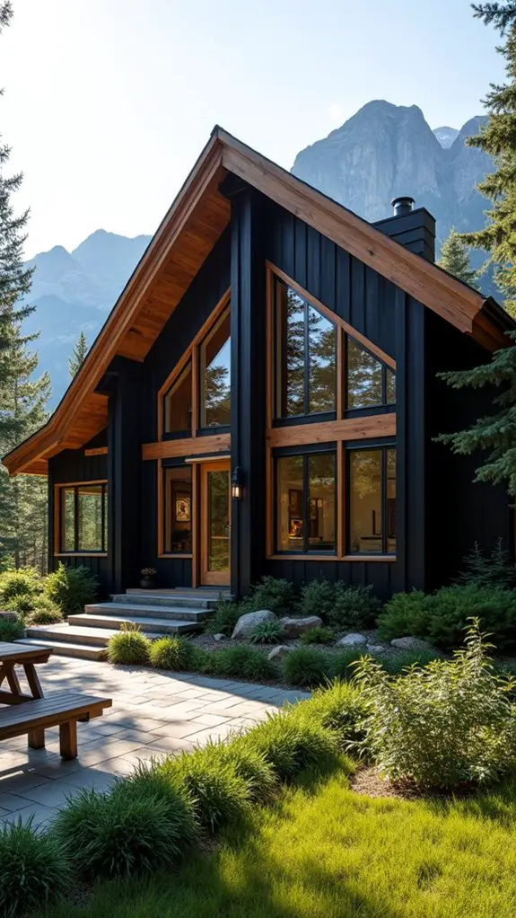 black and wood harmony