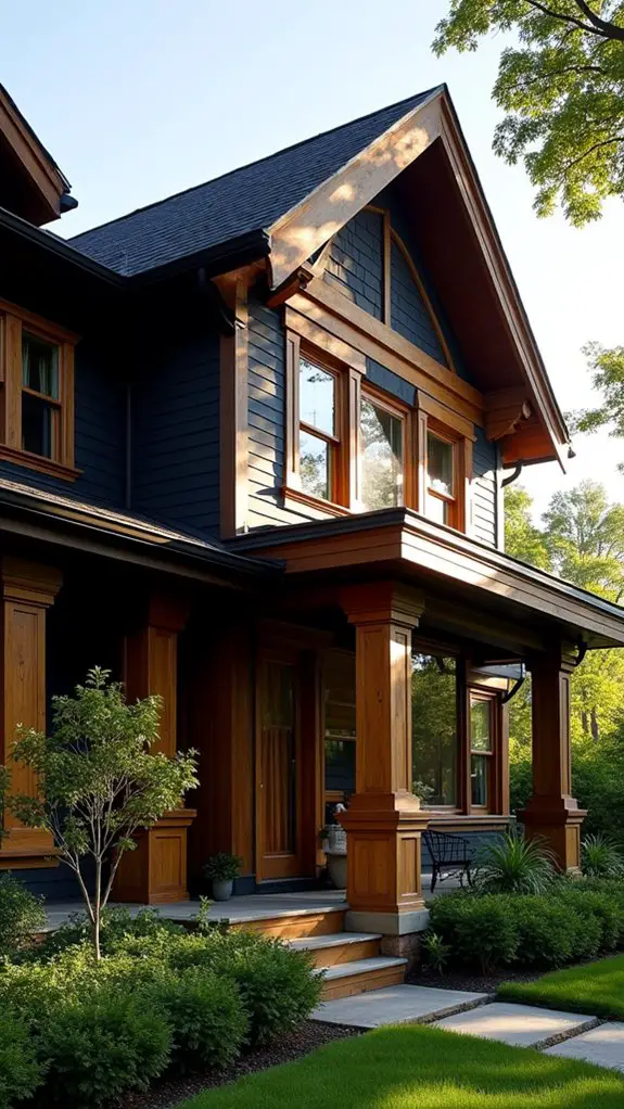 black and wood harmony