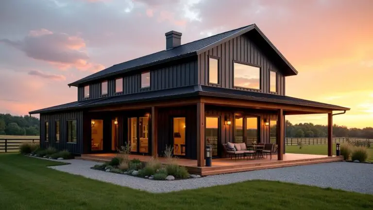 black barndominium exterior designs