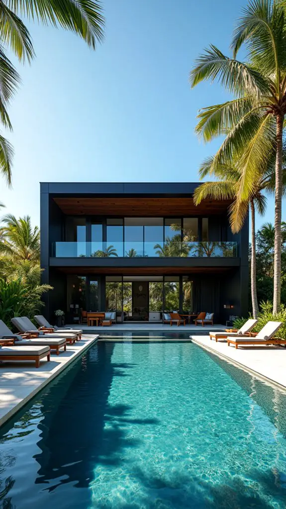 black coastal contemporary fusion