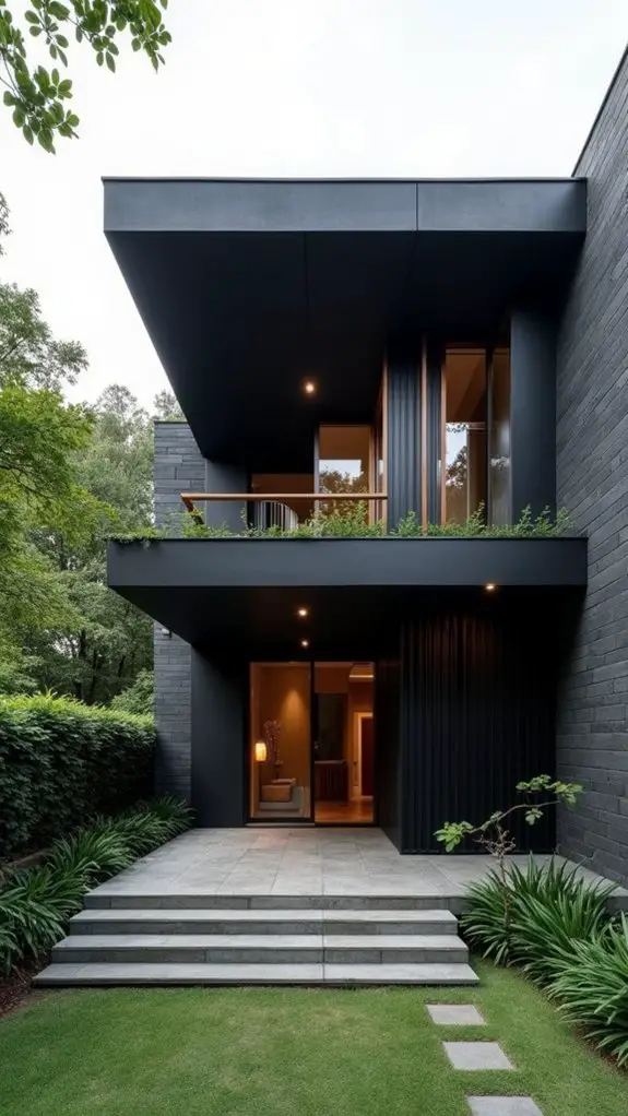 black stucco stone harmony