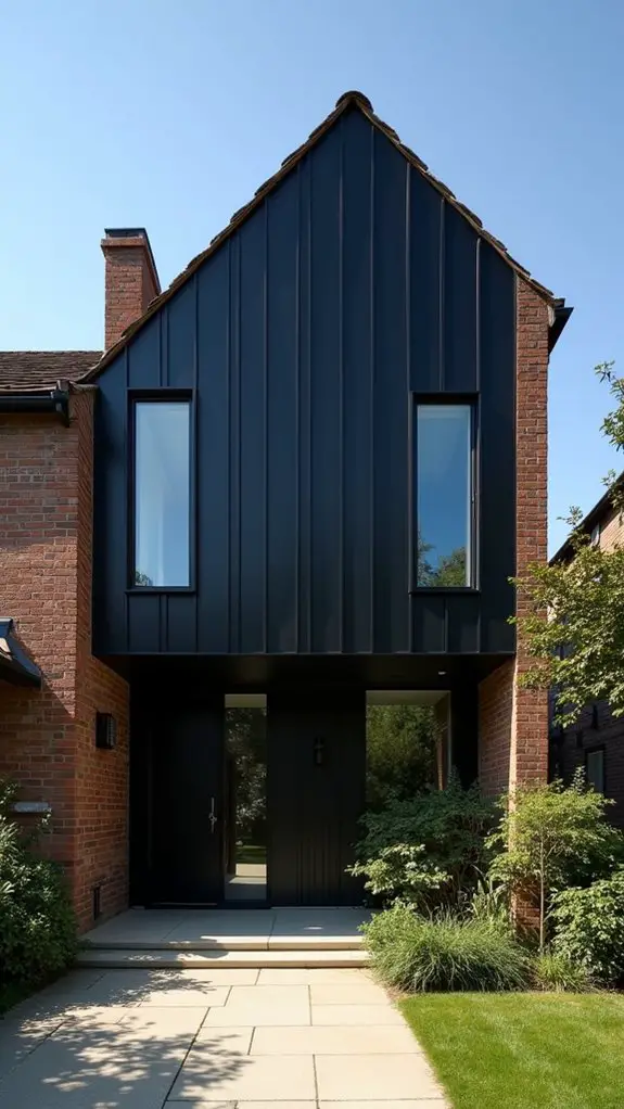 bold black and brick elegance