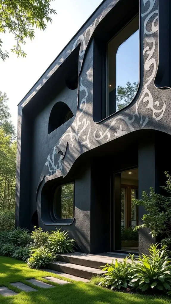 bold black and white design