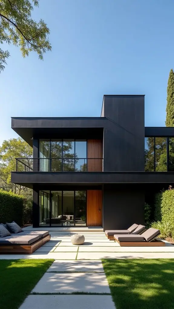 bold black architectural elegance