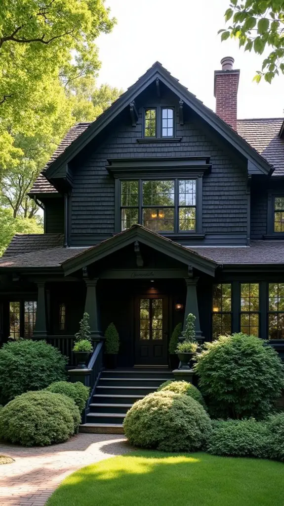 bold black cape cod elegance