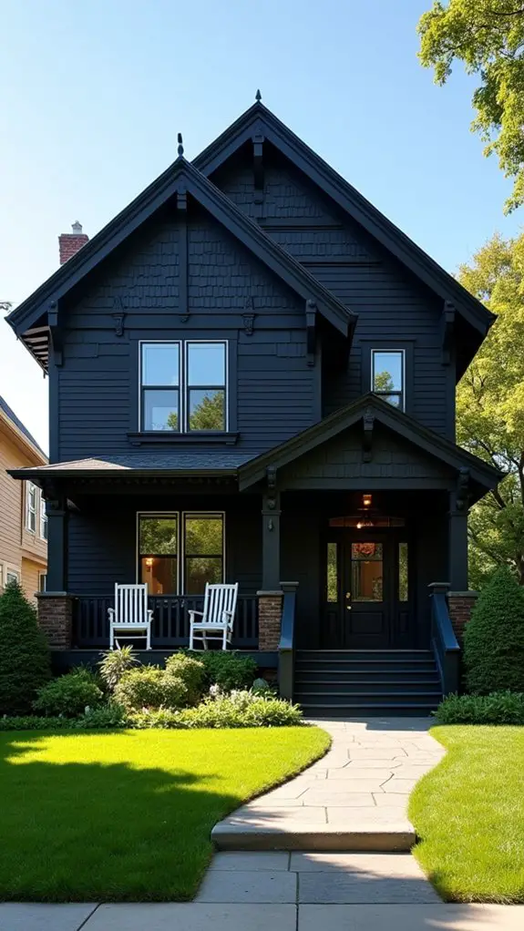 bold black crisp white