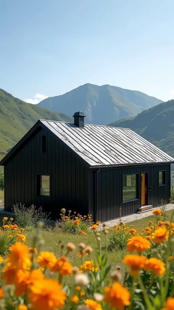 bold black exterior elegance