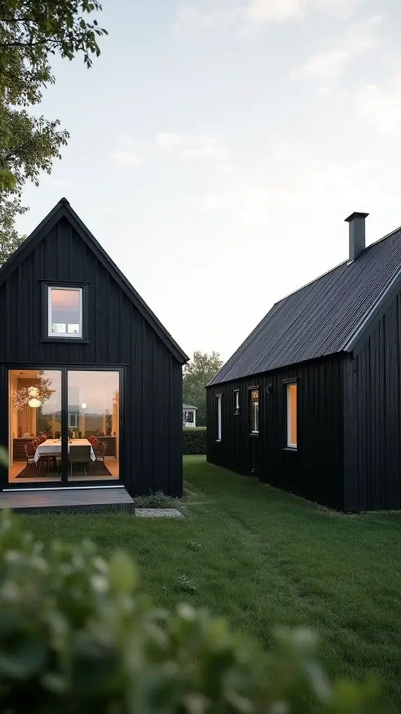 bold black house transformations