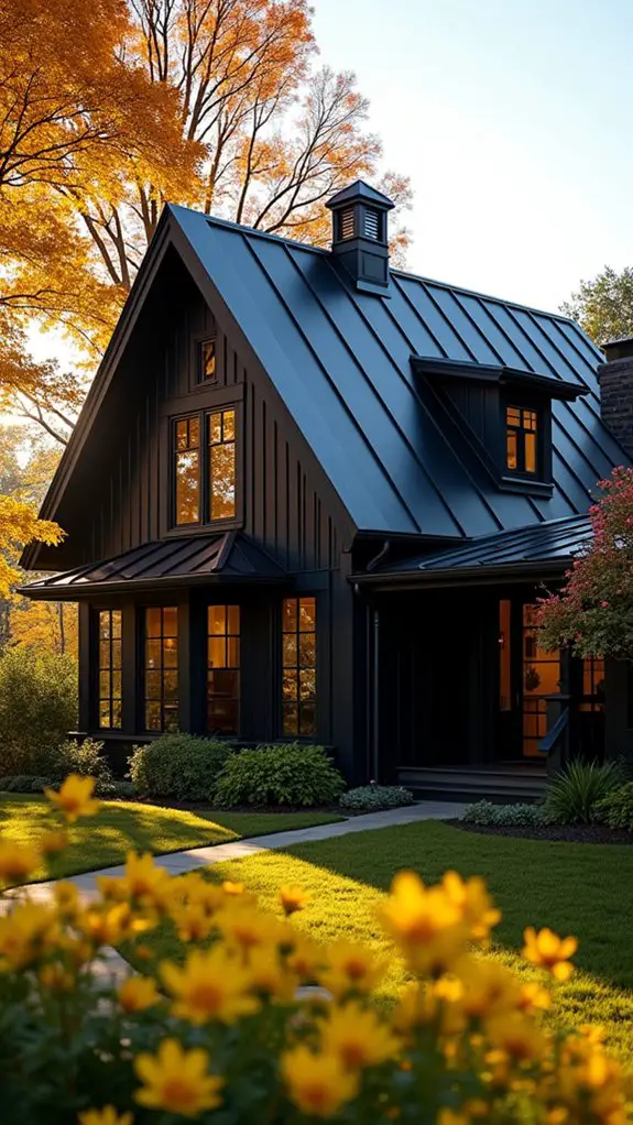 bold black roof statement