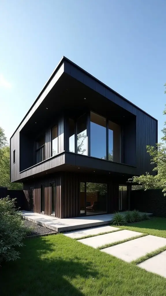 bold black roofline elegance