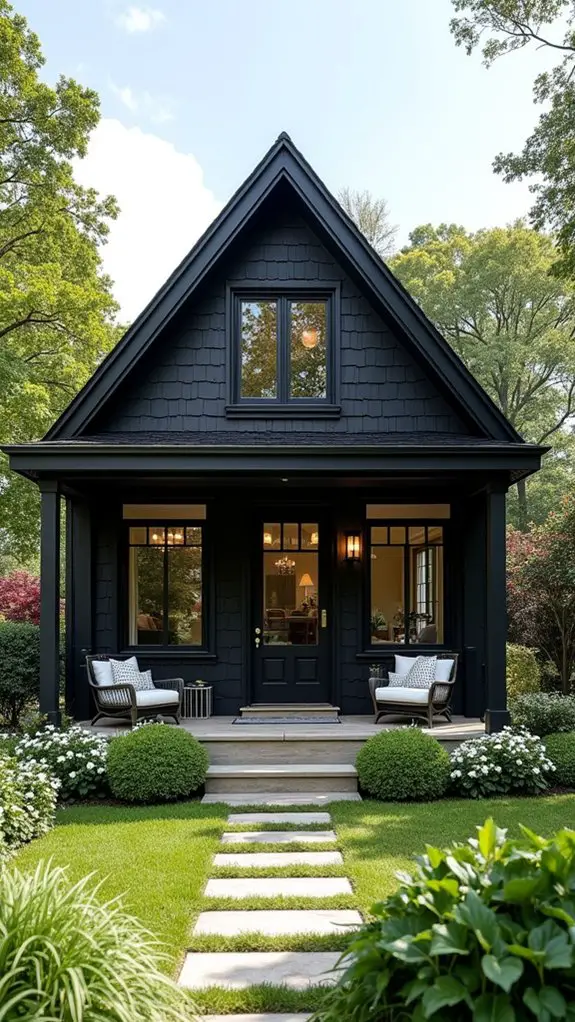 bold black shingles elevate homes