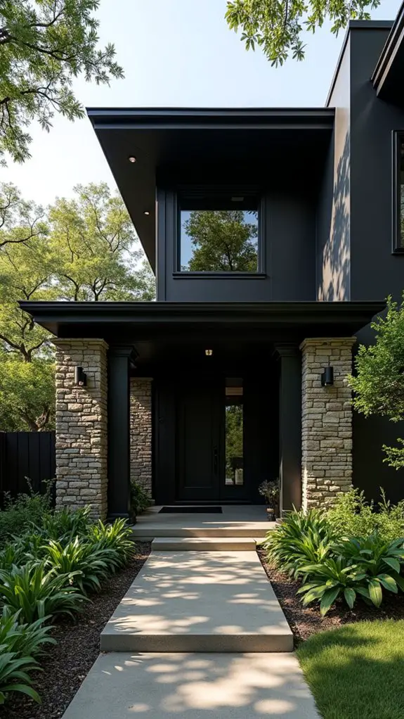 bold black stone brick