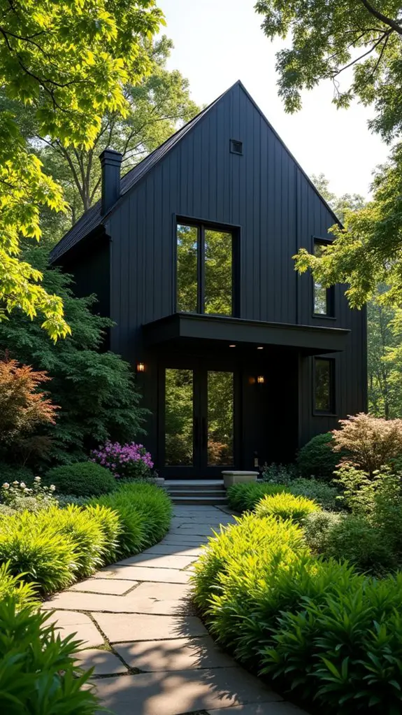 bold black vibrant green