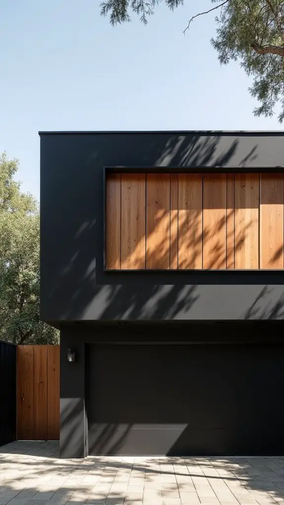 bold black warm cedar