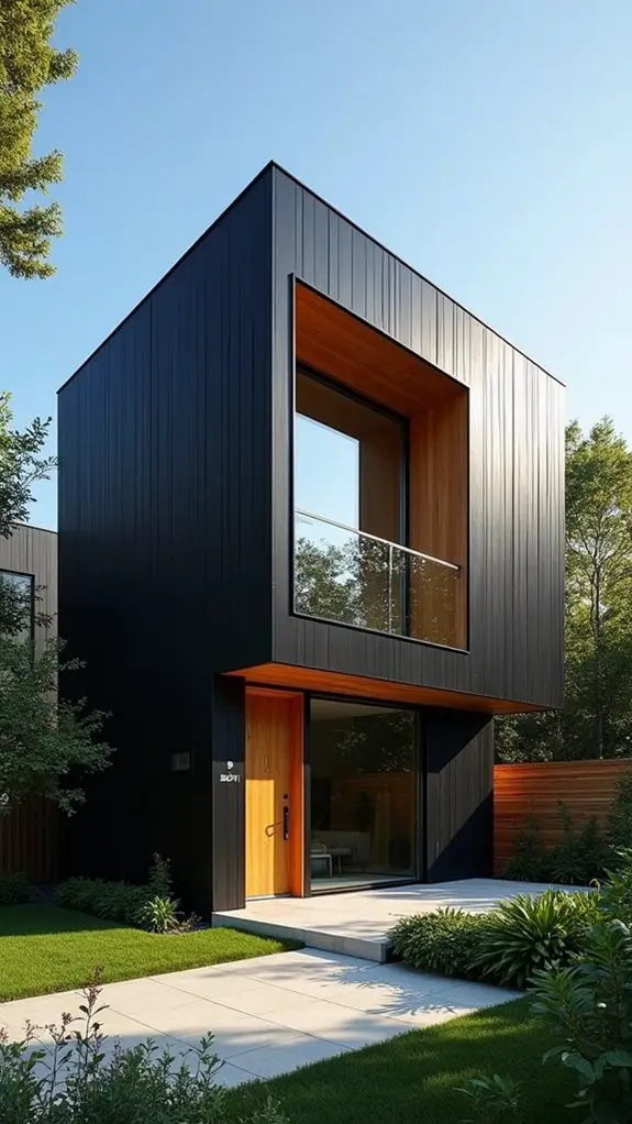 bold black warm wood