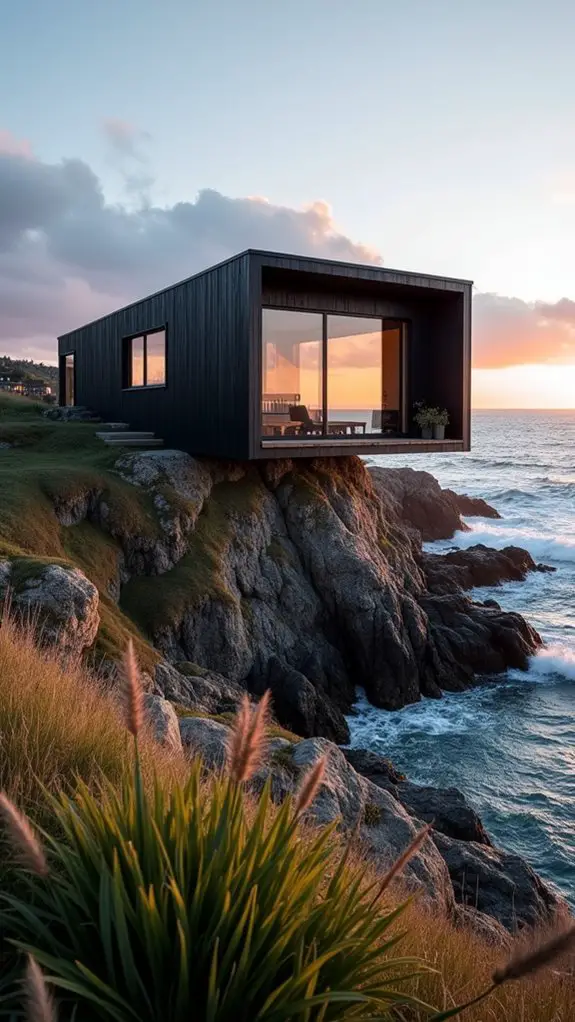 bold coastal cabin design