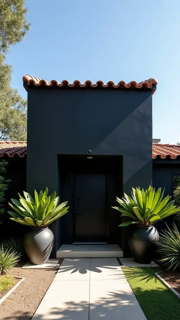 bold contrasts create invitation