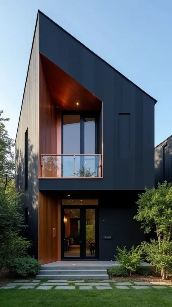 bold copper accents shine