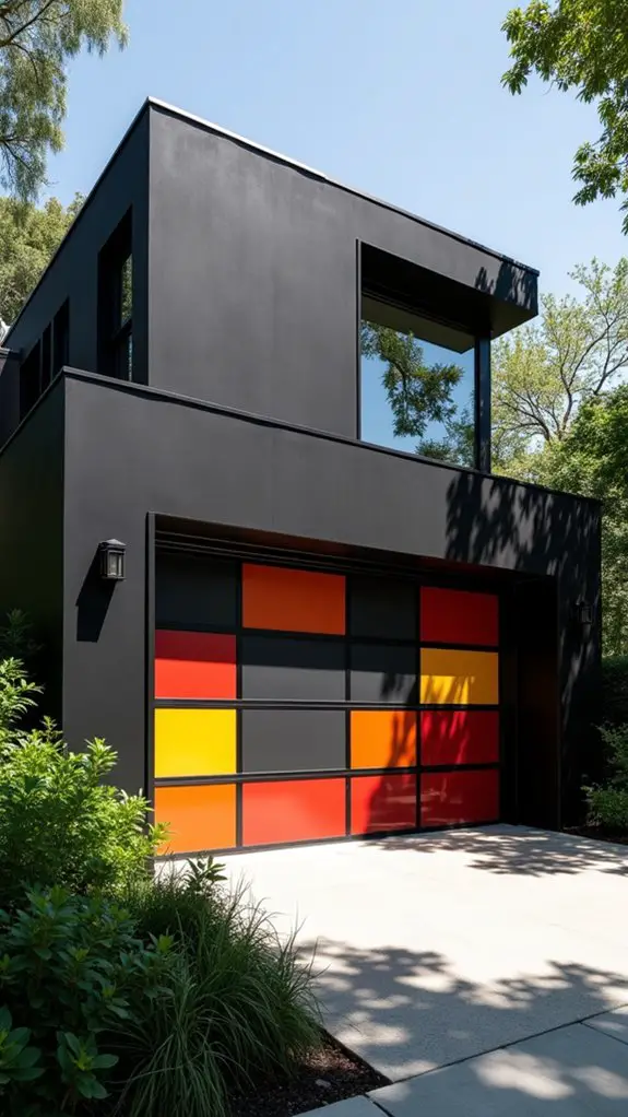 bold design with custom doors