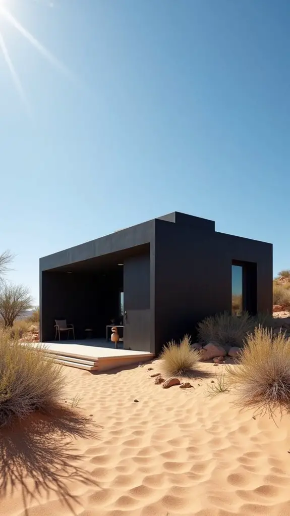 bold geometric desert architecture