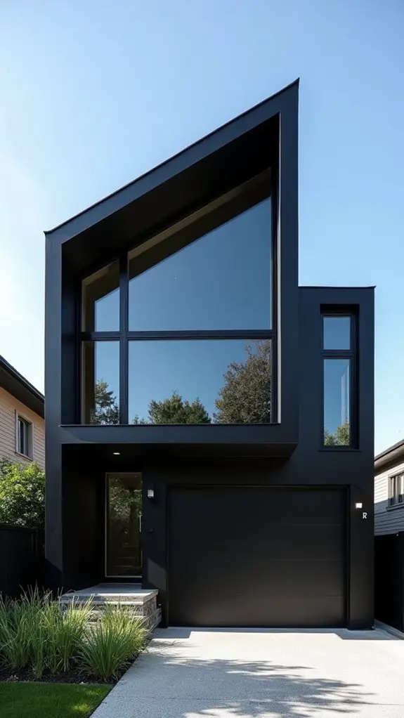 bold lines angular shapes