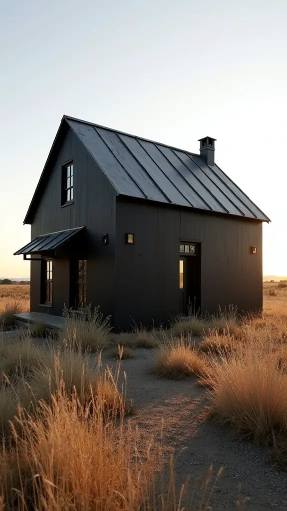 bold minimalist black charm