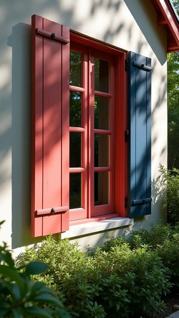 bold two tone shutter contrast