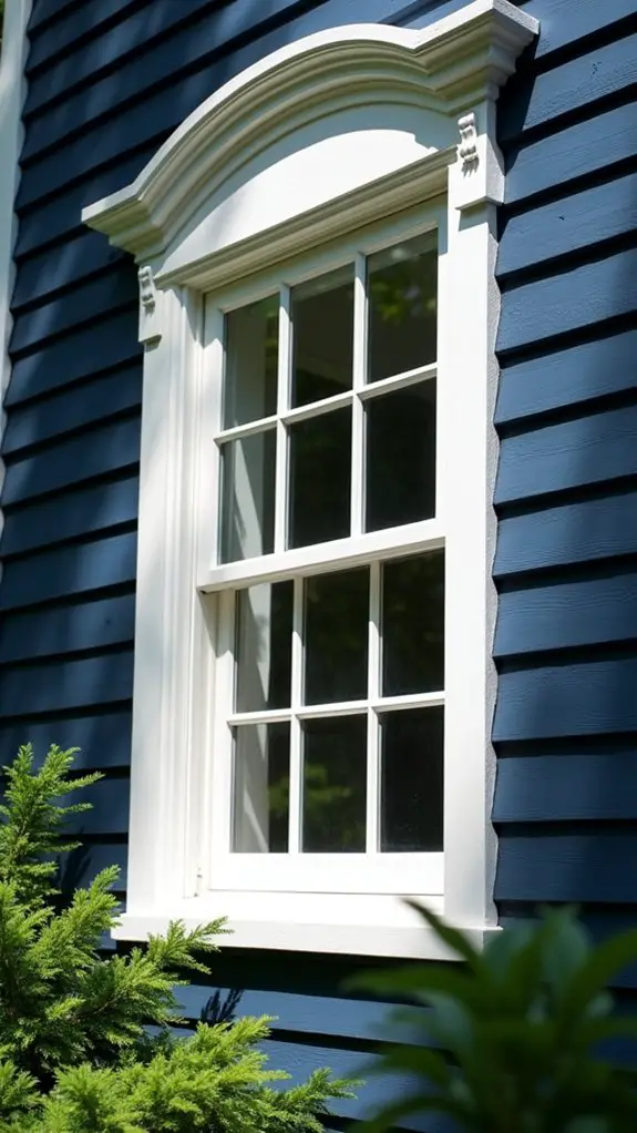 bold window trim contrast
