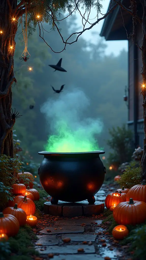 bubbling cauldron halloween d cor