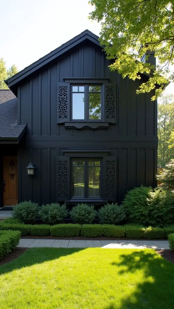 budget friendly faux shutters
