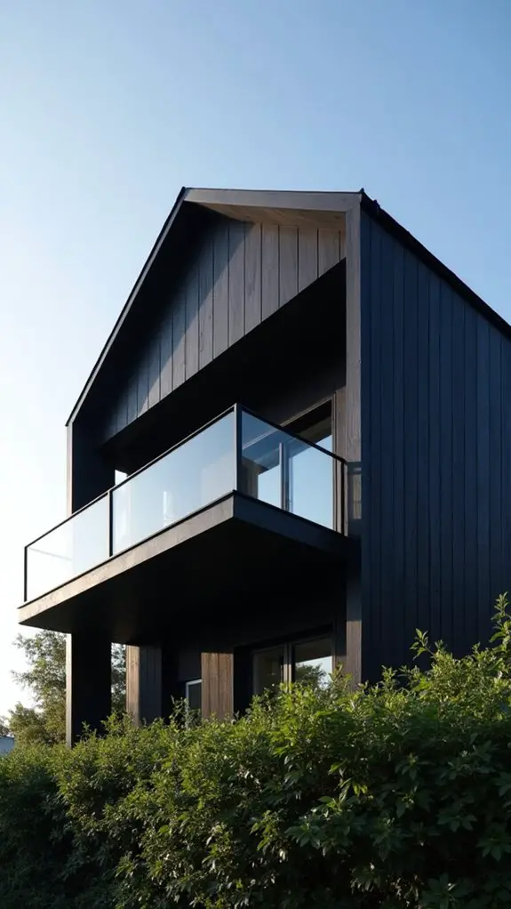 captivating black architectural geometry