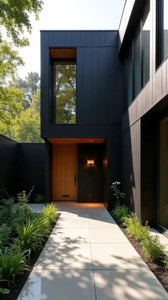 captivating chic black exterior