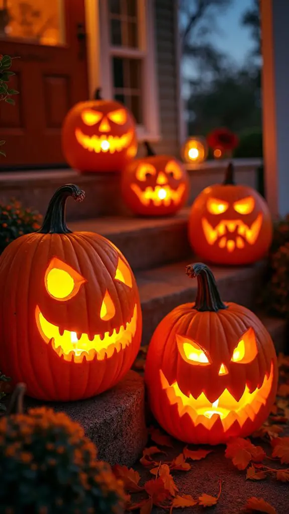 carving pumpkins for halloween
