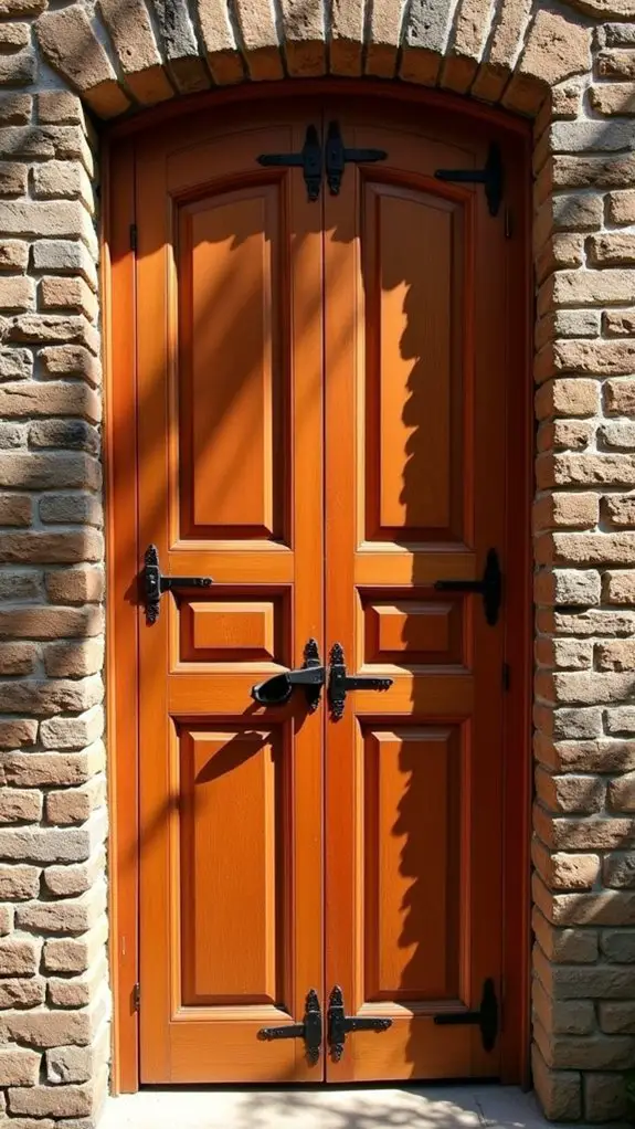 cedar shutters brick harmony