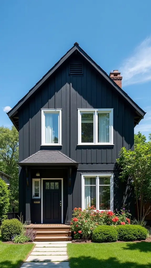 charcoal enhances modern exteriors