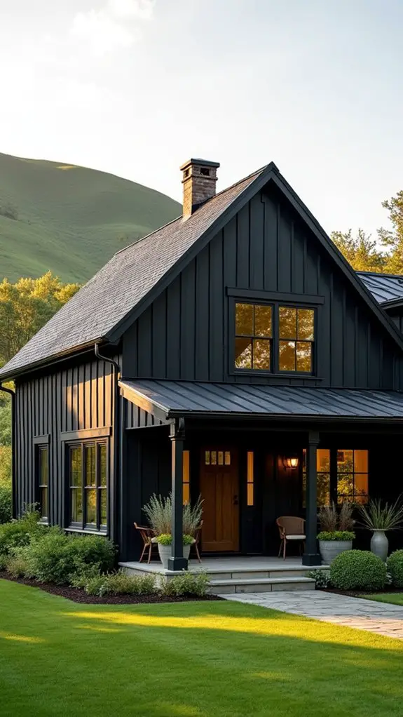 charming black cottage retreat
