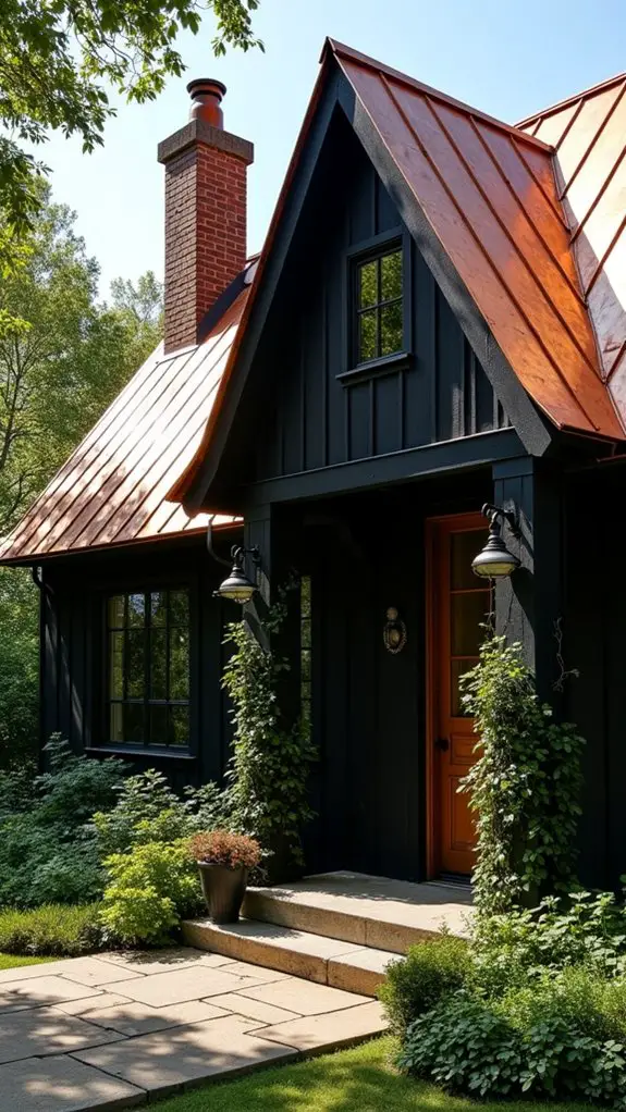 charming black cottage retreat
